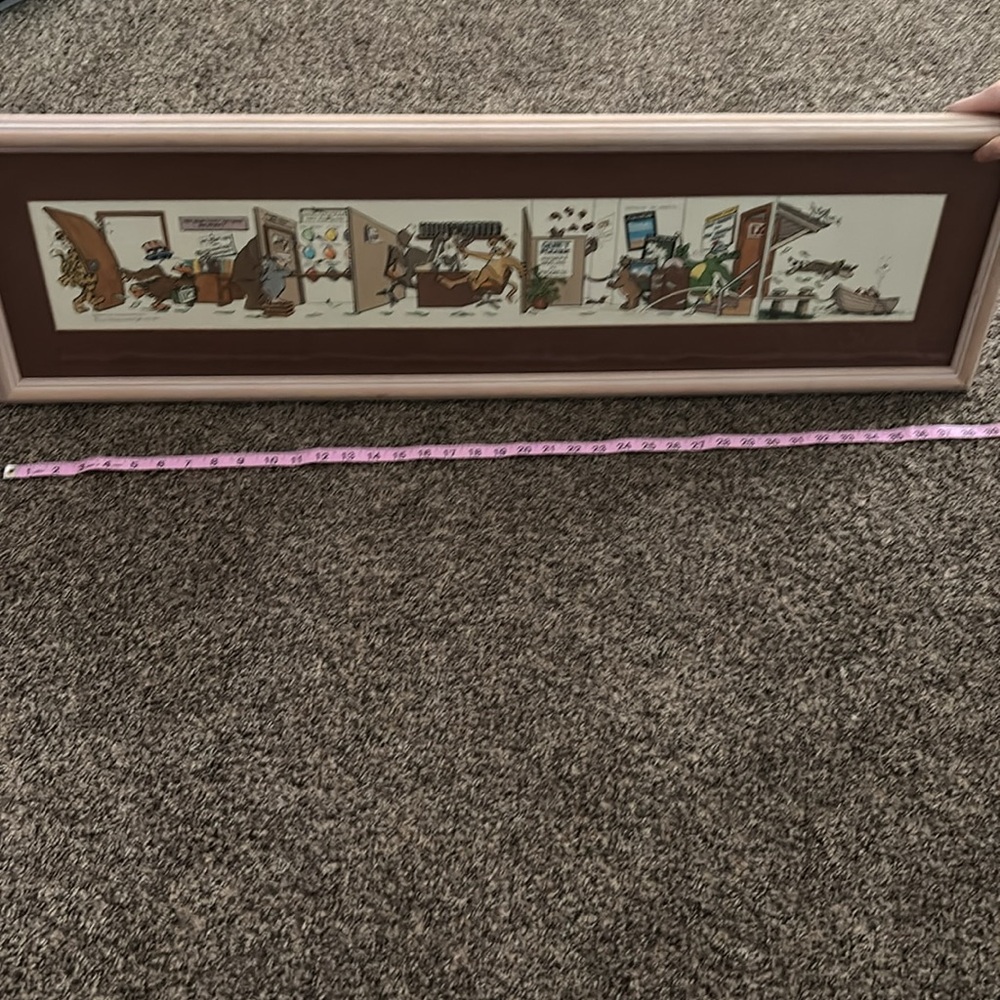 Framed Cartoon Art Print